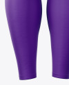 V-Waist Leggings Mockup - Front View