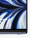 MacBook Air M2 Midnight Mockup