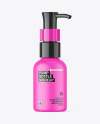 Matte Bottle with Pump Mockup Matte Bottle with Pump Mockup