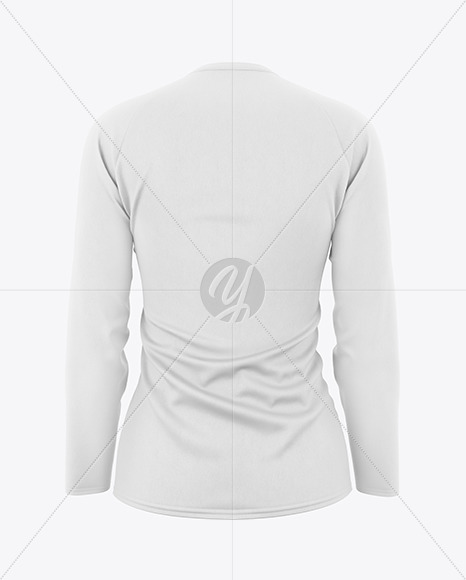 Women's Raglan Long Sleeve T-Shirt Mockup