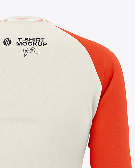 Women's Raglan Long Sleeve T-Shirt Mockup