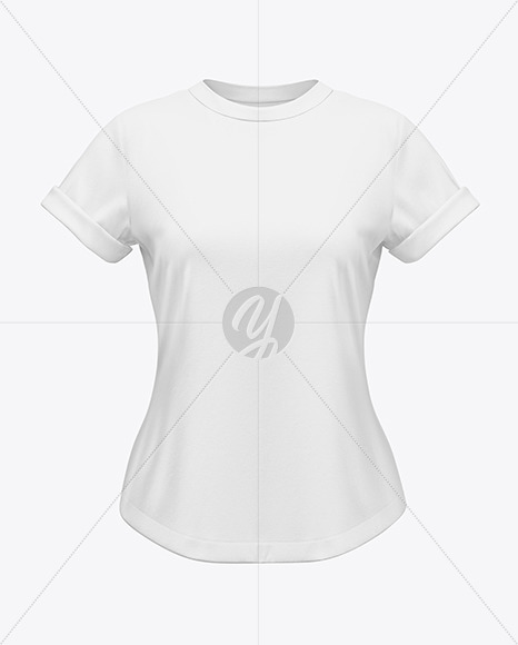 Women's T-Shirt Mockup - Front View