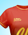 Women's T-Shirt Mockup - Front View