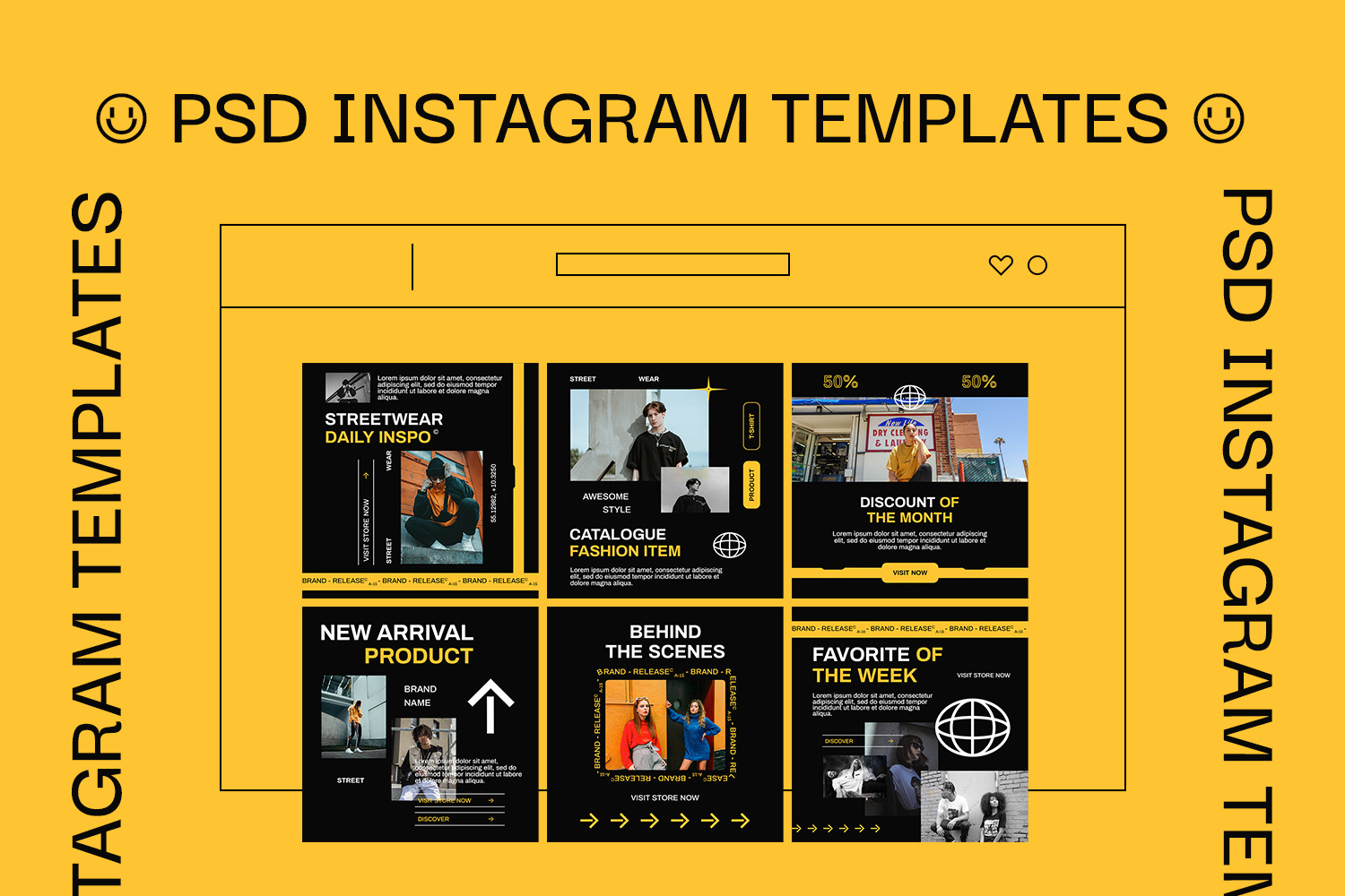 Ozilows Urban Instagram Templates