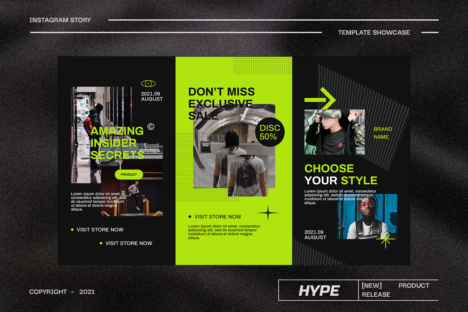 Henella Urban Instagram Templates