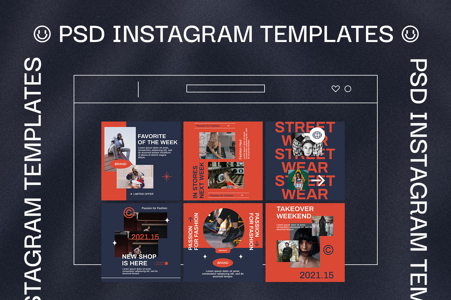 Irrelia Urban Instagram Templates