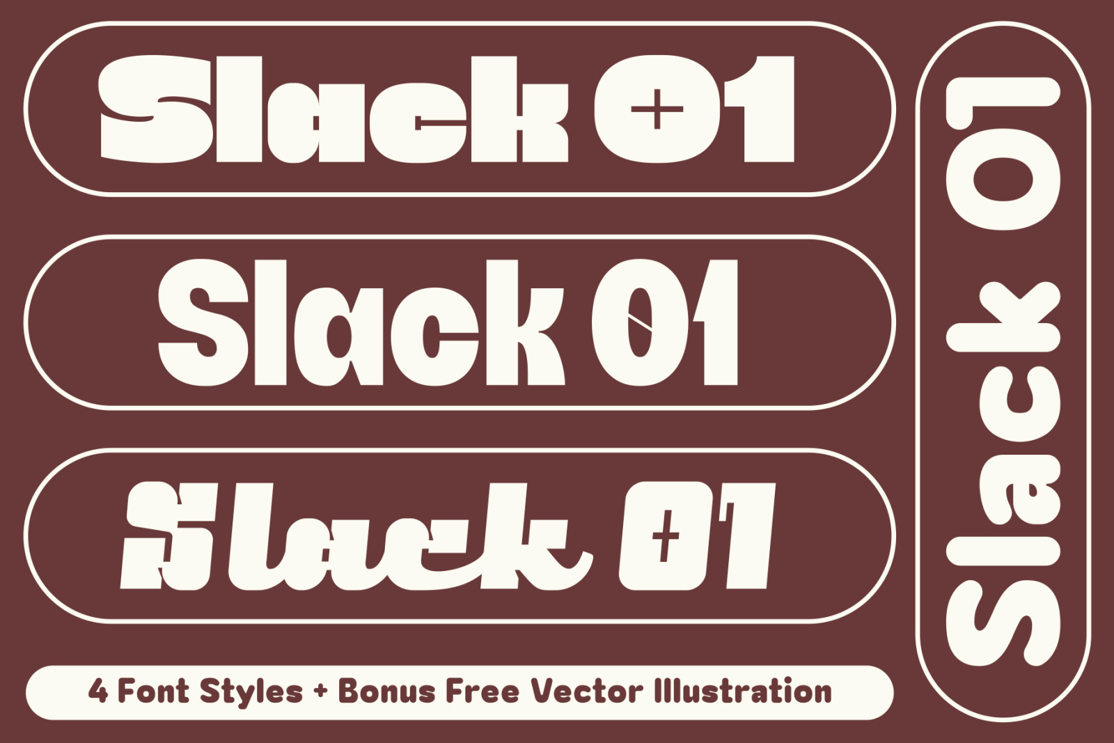 Slack | Cheerful Sans Serif Font Slack | Cheerful Sans Serif Font