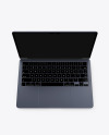 MacBook Air M2 Midnight Mockup