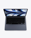 MacBook Air M2 Midnight Mockup