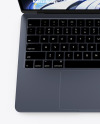 MacBook Air M2 Midnight Mockup