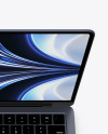 MacBook Air M2 Midnight Mockup