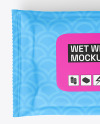 Matte Wet Wipes Pack Mockup