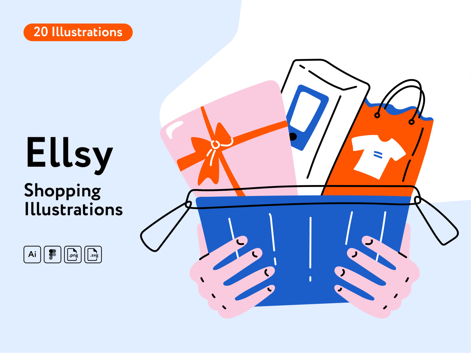 Ellsy Shopping Illustrations Ellsy Shopping Illustrations