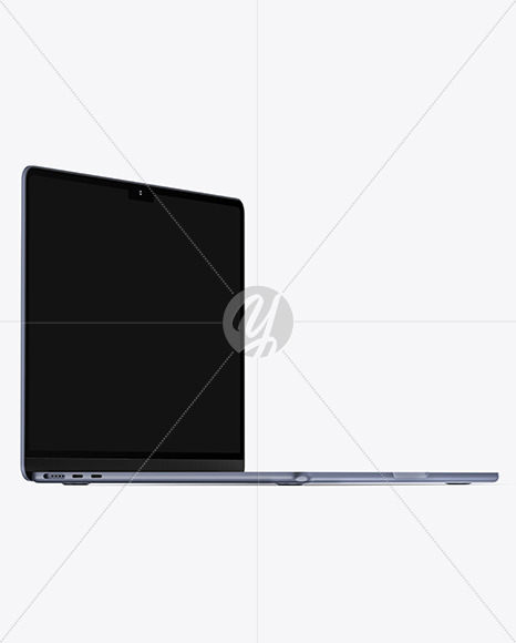 MacBook Air M2 Midnight Mockup