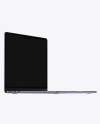 MacBook Air M2 Midnight Mockup