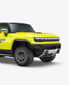 Electric Off-Road SUV Mockup - Half Side View