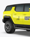 Electric Off-Road SUV Mockup - Half Side View