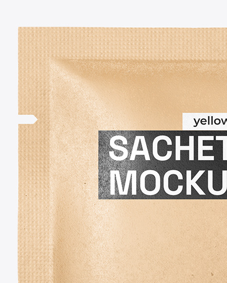 Kraft Paper Sachet Mockup