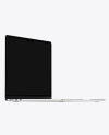 MacBook Air M2 Silver Mockup