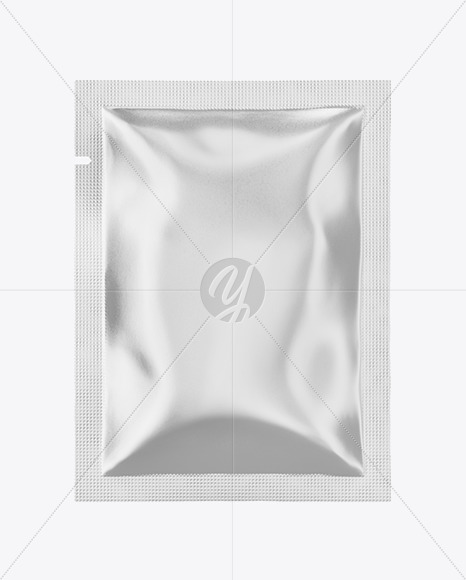 Metallic Sachet Mockup