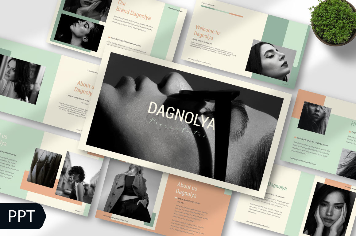 Dagnolya Creative Powerpoint Template Dagnolya Creative Powerpoint Template