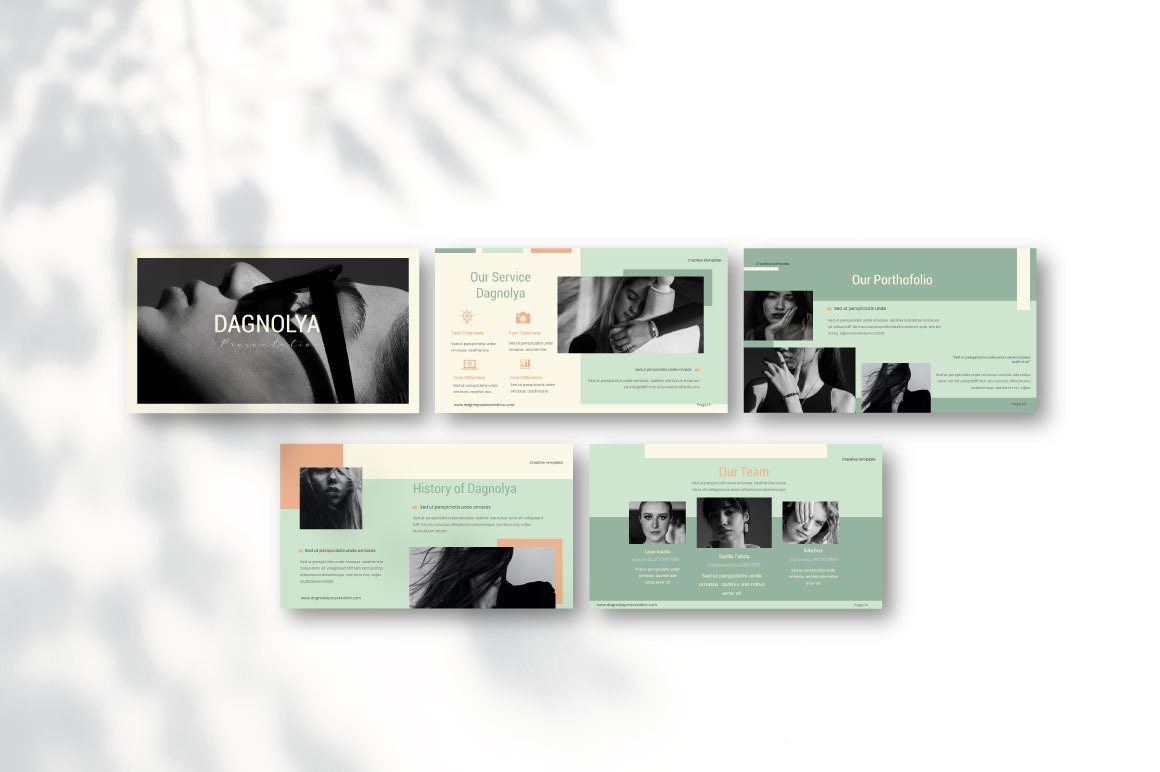 Dagnolya Creative Powerpoint Template Dagnolya Creative Powerpoint Template