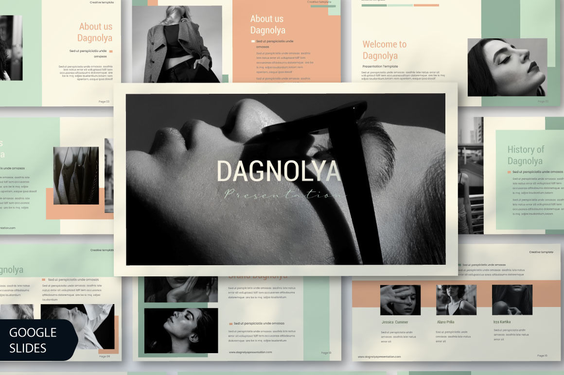 Dagnolya Creative Google Slides Template