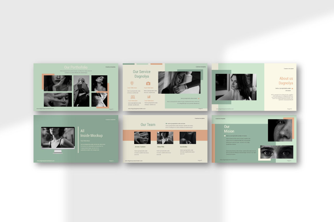Dagnolya Creative Google Slides Template Dagnolya Creative Google Slides Template