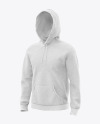 Men's Melange Hoodie Mockup - Half Side View