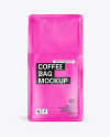 Matte Coffee Bag Mockup