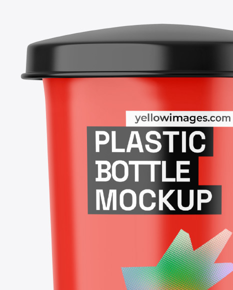 Glossy Sipper Bottle Mockup