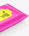 Glossy Wet Wipes Mockup