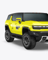 Electric Off-Road SUV Mockup - Half Side View