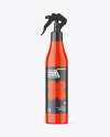 Glossy Spray Bottle Mockup