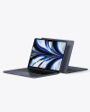 Two MacBook Air M2 Midnight Mockup