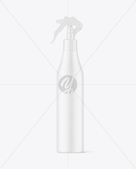 Matte Spray Bottle Mockup