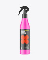 Matte Spray Bottle Mockup