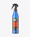 Blue Spray Bottle Mockup