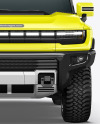 Electric Off-Road SUV Mockup - Front View