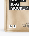 Kraft Coffee Bag Mockup