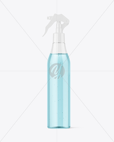 Clear Spray Bottle Mockup