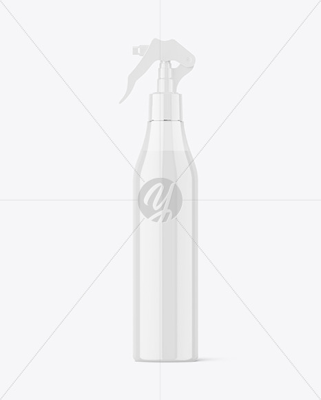 Clear Spray Bottle Mockup