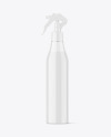 Clear Spray Bottle Mockup