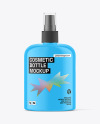 Glossy Cosmetic Spray Bottle Mockup