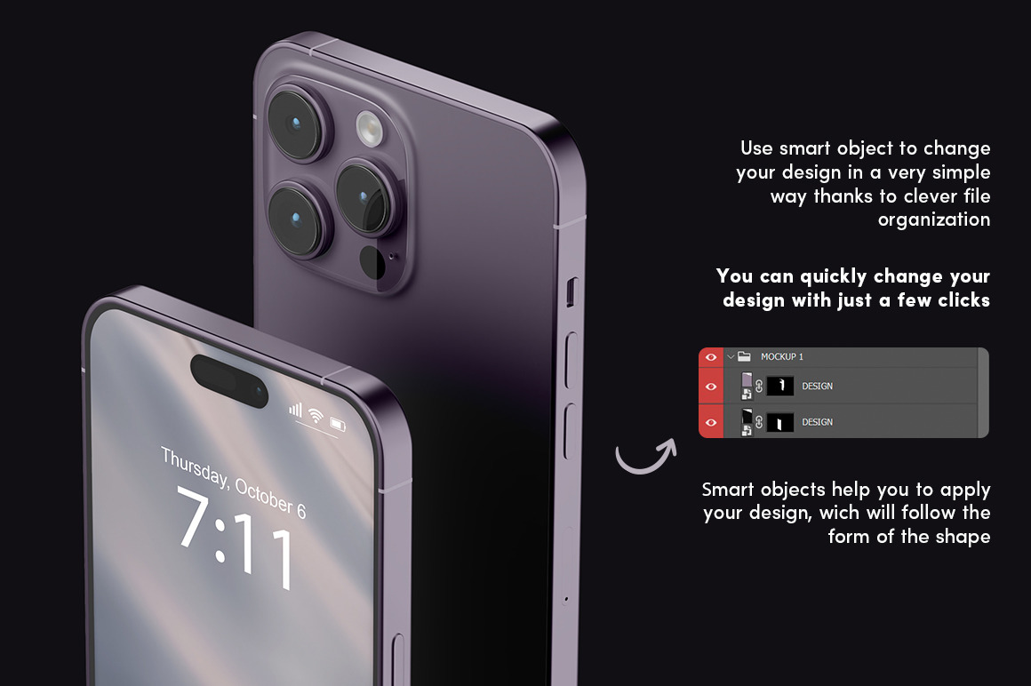 Iphone 14 Pro Max Mockup Set