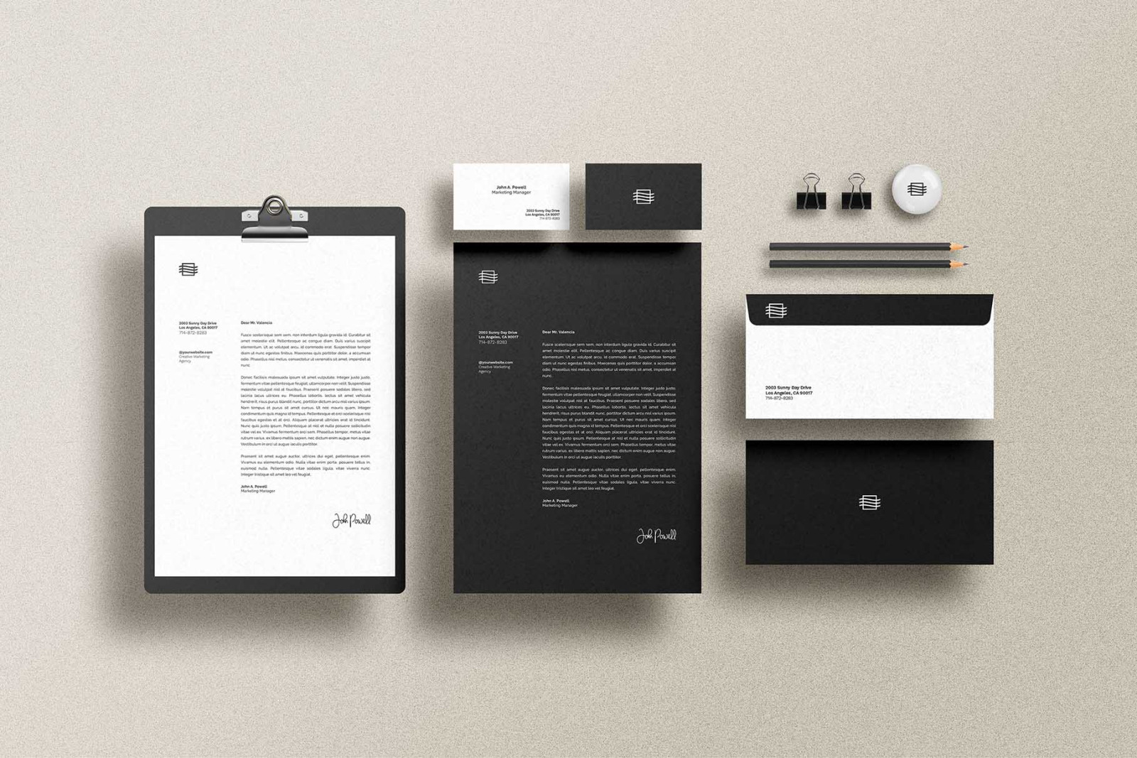 Stationery &amp; Branding Mockups Vol.6