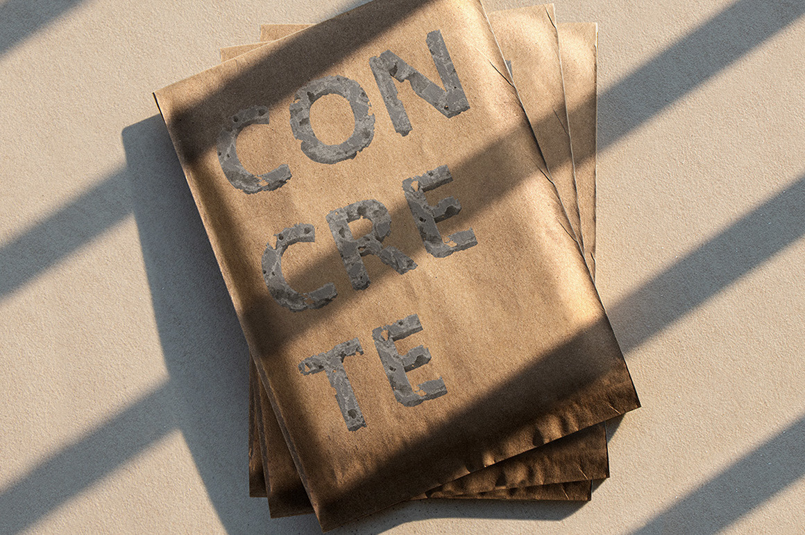 Concrete Erosion Font Concrete Erosion Font