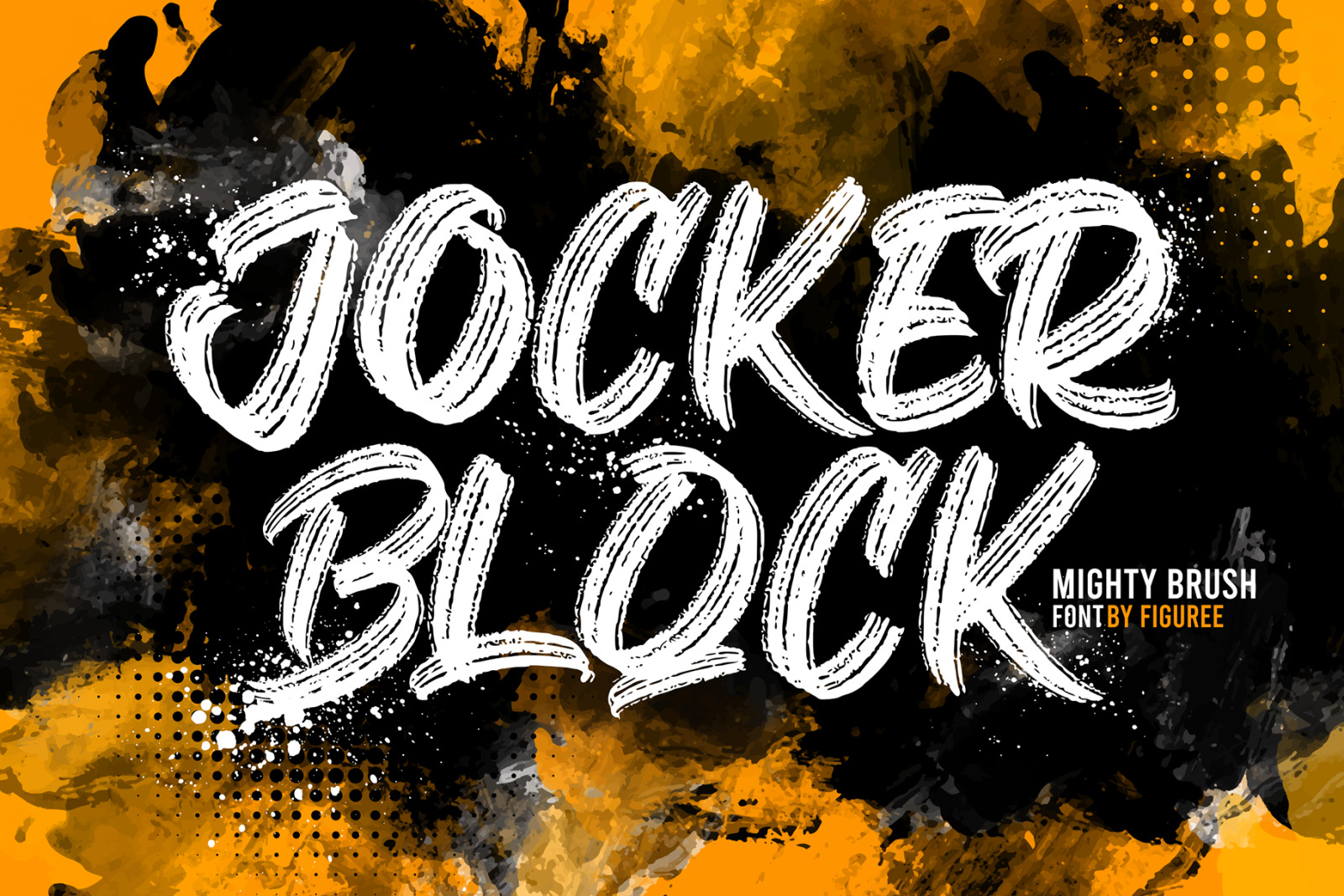 Jocker Block - Strong Brush Font