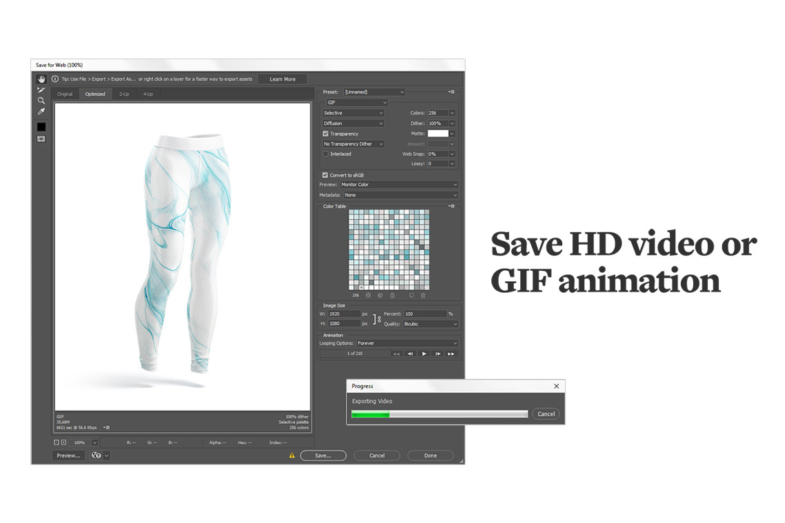 Leggings Animated Mockup Leggings Animated Mockup