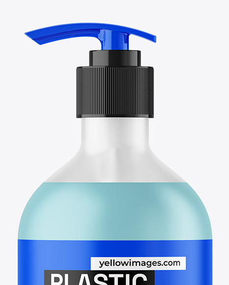 Frosted Liquid Soap Cosmetic Bottle with Pump